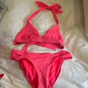 PINK Victoria's Secret Bright Pink Bikini
